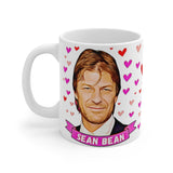 Sean Bean Cute Mug. Stunning Oil Painting Design. Great Present For Fans! Handmade in England