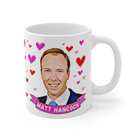 Matt Hancock Appreciation Society Gift Fan Mug. Conservative Party Present. Handmade in England