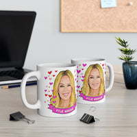 Kylie Minogue Cute Gift Mug. Stunning Oil Painting Design. Great Fan Present! Handmade Locally