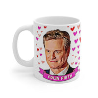 Colin Firth Cute Gift Mug. Stunning Oil Painting Design. Great Fan Present! Handmade in England.