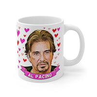 Al Pacino Cute Gift Mug. Stunning Oil Painting Design. Great Fan Present! Handmade in USA