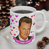 Matthew Perry Cute Mug. Stunning Oil Painting Design. Great Present For Chandler Friends Fans! Handmade