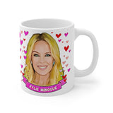 Kylie Minogue Cute Gift Mug. Stunning Oil Painting Design. Great Fan Present! Handmade Locally