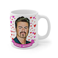 George Michael Cute Gift Mug. Stunning Oil Painting Design. Great Fan Present! Handmade Locally!