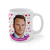 Chris Pratt Cute Gift Mug. Stunning Oil Painting Design. Great Fan Present! Handmade Locally