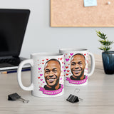 Raheem Sterling Cute Gift Mug. Stunning Oil Painting Design. Great England Football Team Fan Present! Handmade Locally