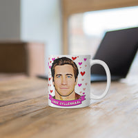 Copy of Jake Gyllenhaal Cute Gift Mug. Stunning Oil Painting Design. Great Fan Present! Handmade