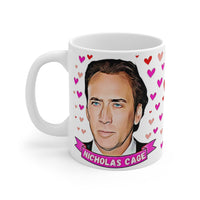 Copy of Nicholas Cage Cute Gift Mug. Stunning Oil Painting Design. Great Fan Present! Handmade