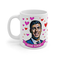 Rishi Sunak Appreciation Society Gift Fan Mug. Conservative Party Present. Handmade in England