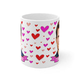 Tom Cruise Cute Mug. Stunning Oil Painting Design. Great Present For Fans! Handmade in England