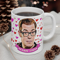 Richard Osman Gift Mug. Stunning Oil Painting Design. Great Fan Present! Handmade Locally