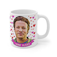 Jamie Oliver Cute Gift Mug. Stunning Oil Painting Design. Great Fan Present! Handmade Locally!