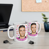 Oscar Isaac Cute Gift Mug. Stunning Oil Painting Design. Great Fan Present! Handmade Locally