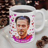 Jack Grealish Cute Gift Mug. Stunning Oil Painting Design. Great Fan Present! Handmade Locally