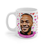 Raheem Sterling Cute Gift Mug. Stunning Oil Painting Design. Great England Football Team Fan Present! Handmade Locally