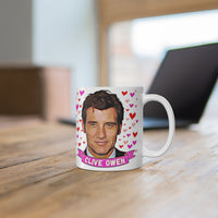 Clive Owen Cute Gift Mug. Stunning Oil Painting Design. Great Fan Present! Handmade Locally!