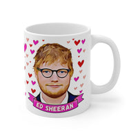 Ed Sheeran Cute Gift Mug. Stunning Oil Painting Design. Great Fan Present! Handmade