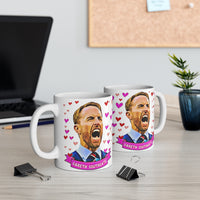 Gareth Southgate Cute Gift Mug. Stunning Oil Painting Design. Great England Manager Football Team Fan Present! Handmade Locally