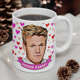 Gordon Ramsey Cute Gift Mug. Stunning Oil Painting Design. Great Fan Present! Handmade Locally