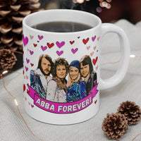 ABBA Forever! Cute Gift Mug. Stunning Oil Painting Design. Great Fan Present! Handmade Locally