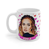 Adele Cute Gift Mug. Stunning Oil Painting Design. Great Fan Present! Handmade