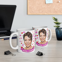 Olivia Colman Cute Gift Mug. Stunning Oil Painting Design. Great Fan Present! Handmade Locally