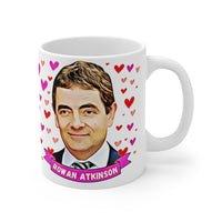 Rowan Atkinson Cute Gift Mug. Stunning Oil Painting Design. Great Fan Present! Handmade Locally