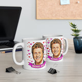 Michael Ball Cute Gift Mug. Stunning Oil Painting Design. Great Fan Present! Handmade Locally