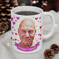 Patrick Stewart Cute Gift Mug. Stunning Oil Painting Design. Great Fan Present! Handmade Locally