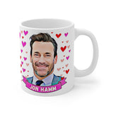 Jon Hamm Cute Gift Mug. Stunning Oil Painting Design. Great Fan Present! Handmade Locally