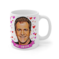 Mel Gibson Cute Gift Mug. Stunning Oil Painting Design. Great Fan Present! Handmade Locally