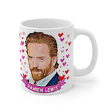 Damien Lewis Cute Gift Mug. Stunning Oil Painting Design. Great Fan Present! Handmade Locally