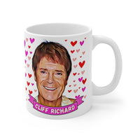 Cliff Richard Cute Gift Mug. Stunning Oil Painting Design. Great Fan Present! Handmade Locally!