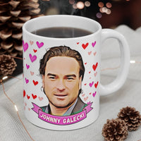 Johnny Galecki Cute Gift Mug. Stunning Oil Painting Design. Great Fan Present! Handmade Locally