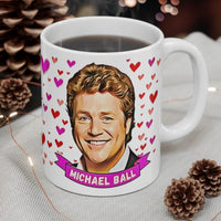 Michael Ball Cute Gift Mug. Stunning Oil Painting Design. Great Fan Present! Handmade Locally