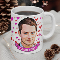 Elijah Wood Cute Gift Mug. Stunning Oil Painting Design. Great Fan Present! Handmade Locally