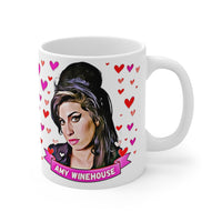 Amy Winehouse Cute Gift Mug. Stunning Oil Painting Design. Great Fan Present! Handmade Locally