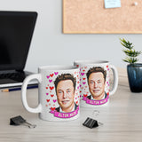 Elton Musk Cute Gift Mug. Stunning Oil Painting Design. Great Fan Present! Handmade Locally