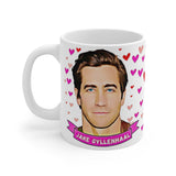 Copy of Jake Gyllenhaal Cute Gift Mug. Stunning Oil Painting Design. Great Fan Present! Handmade