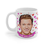 Tom Holland Cute Gift Mug. Stunning Oil Painting Design. Great Fan Present! Handmade in England.