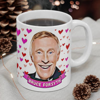 Bruce Forsyth Cute Gift Mug. Stunning Oil Painting Design. Great Fan Present! Handmade Locally