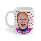 Matt Lucas Cute Gift Mug. Stunning Oil Painting Design. Great Little Britain Fan Present! Handmade Locally