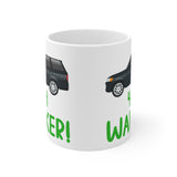 4X4 Wanker! Gift Mug - Funny & Rude Present For Car Off Road SUV Driver.Handmade in England