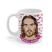 Russell Brand Cute Gift Mug. Stunning Oil Painting Design. Great Fan Present! Handmade Locally