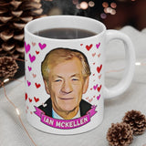 Ian McKellen Cute Gift Mug. Stunning Oil Painting Design. Great Fan Present! Handmade Locally