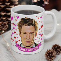 James Norton Cute Gift Mug. Stunning Oil Painting Design. Great Fan Present! Handmade Locally!