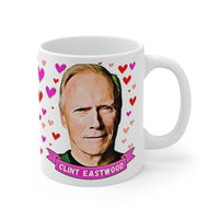 Clint Eastwood Cute Gift Mug. Stunning Oil Painting Design. Great Fan Present! Handmade in USA