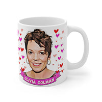 Olivia Colman Cute Gift Mug. Stunning Oil Painting Design. Great Fan Present! Handmade Locally