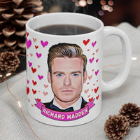 Richard Madden Cute Gift Mug. Stunning Oil Painting Design. Great Fan Present! Handmade Locally