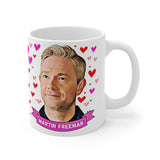 Martin Freeman Cute Gift Mug. Stunning Oil Painting Design. Great Fan Present! Handmade Locally